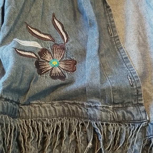 Vtg Denim Dress - Picture 5 of 7